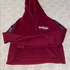 Hollister cropped sweatshirt